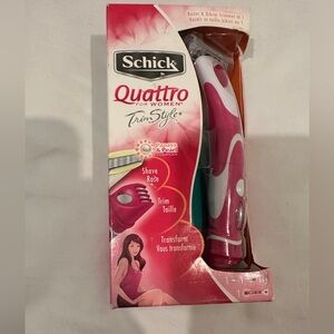 Schick Quattro for women’s trim style razor NIB